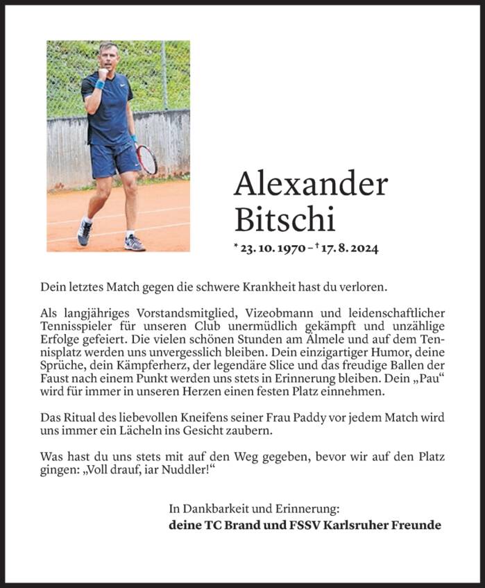 Verstorbene Mitglieder